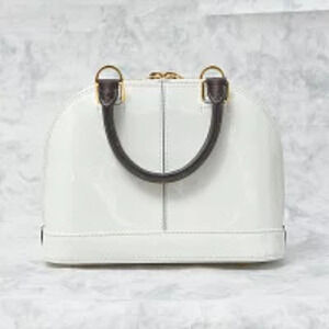 Louis Vuitton Bag Vernis Alma White Blanc